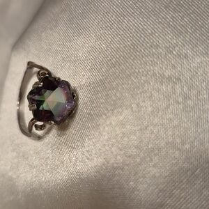 Sterling Silver Mystic Topaz Ring